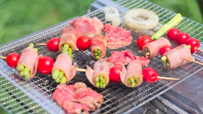 【手ぶらでBBQ！】（2食付+BBQランチ）人気のつつじ会席コースと温泉大浴場満喫【無料駐車場】